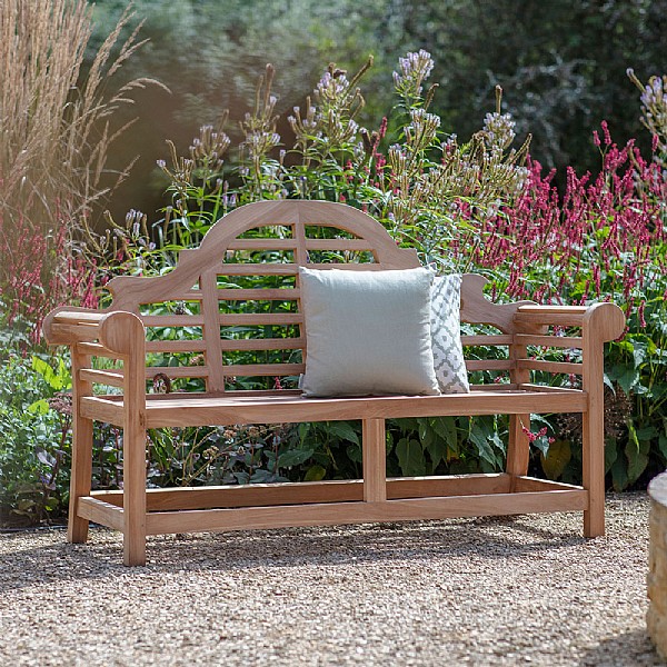 Bramblecrest Lutyens Style Bench with Cushion