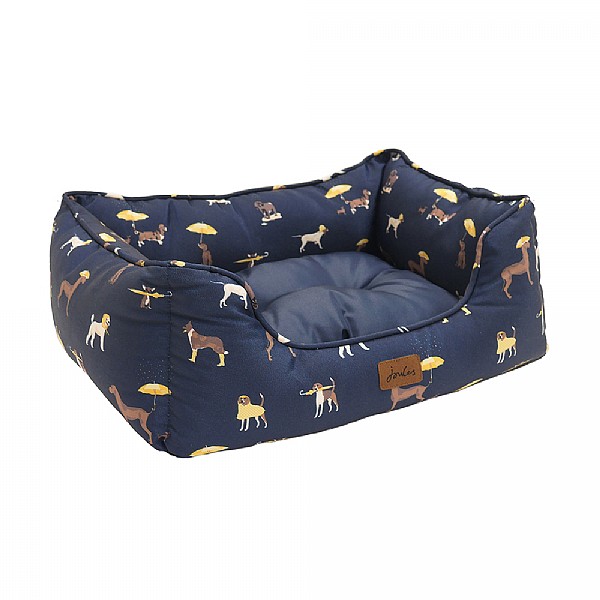Joules Coastal Dog Percher Square Pet Bed - Various Sizes