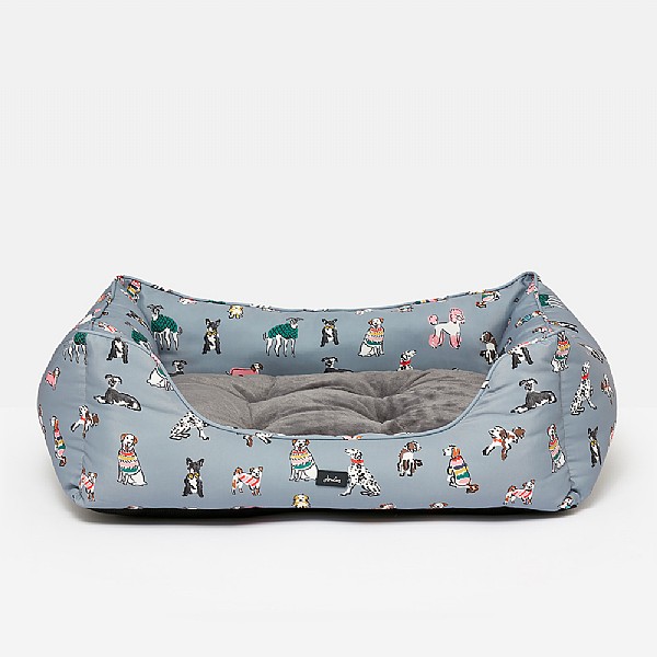 Joules Rainbow Dogs Box Bed (Various Sizes) Dog Beds and Crates
