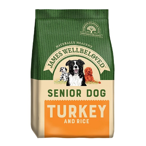 James Wellbeloved Turkey & Rice Senior Dry Dog Food