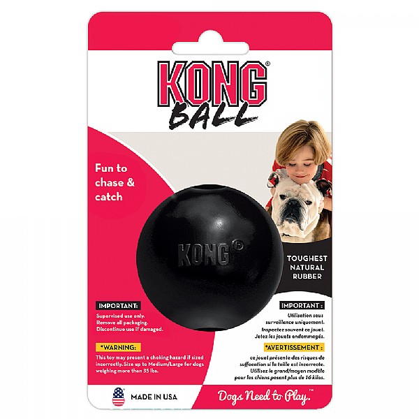 Kong Extreme Ball Black - Various Sizes