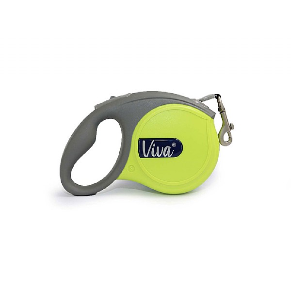 Ancol Viva Retractable 5m Lead Lime
