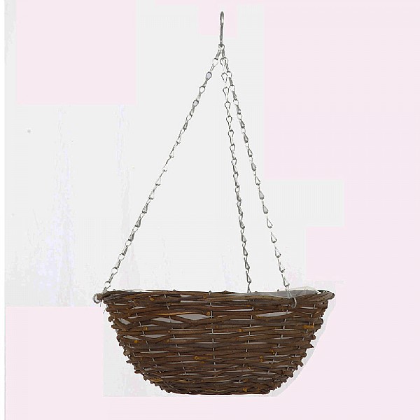 Smart Garden Rattan Hanging Basket - Various Sizes