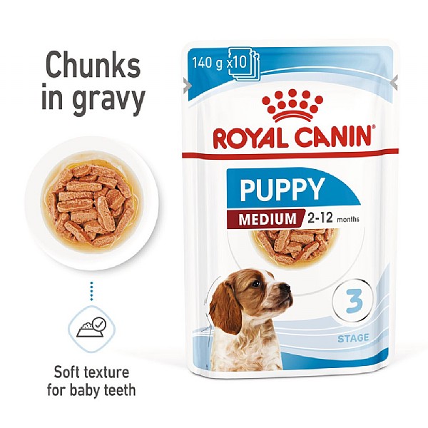 Royal Canin Size Health Nutrition Medium Puppy Wet Dog Food