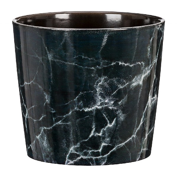 Scheurich Black Marble Pot Cover - Various Sizes
