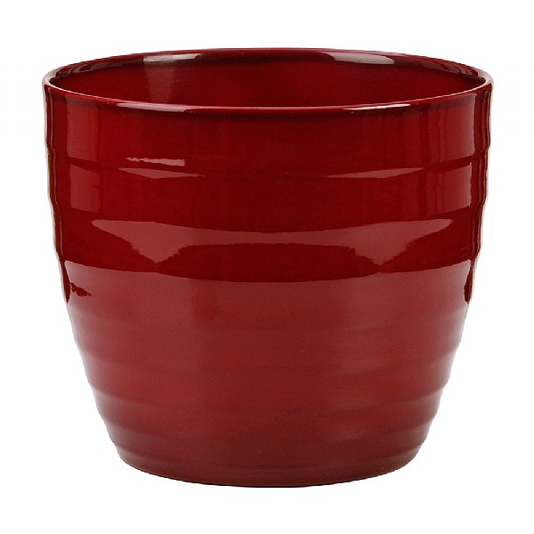 Scheurich Dark Red Pot Cover - Various Sizes