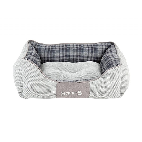 Scruffs Grey Highland Box Bed (Various Sizes)