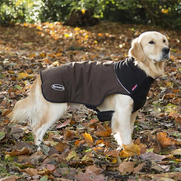 Scruffs® Quilted Thermal Dog Coat - Chocolate