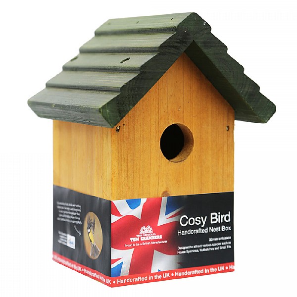Tom Chambers Cosy Bird Wooden Bird Box
