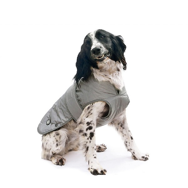Ancol Ultimate Reflective Dog Coat Silver/Grey