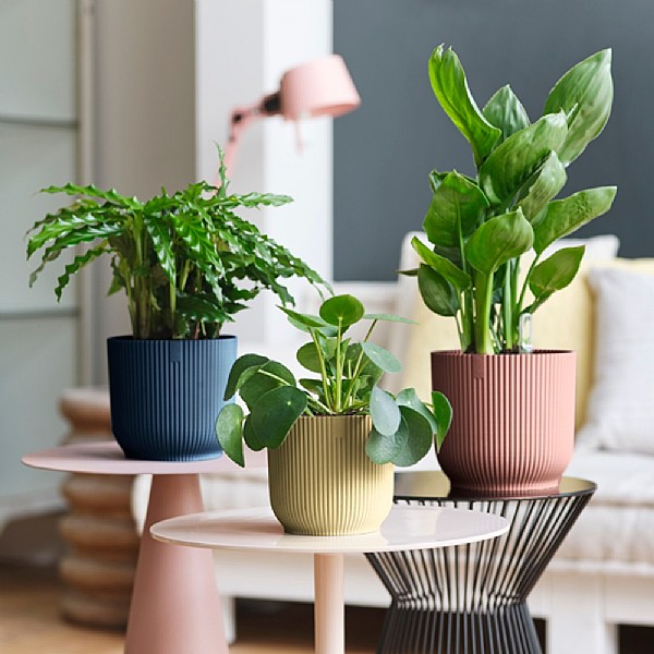 Elho Vibes Fold Round Planter 14cm (Various Colours)