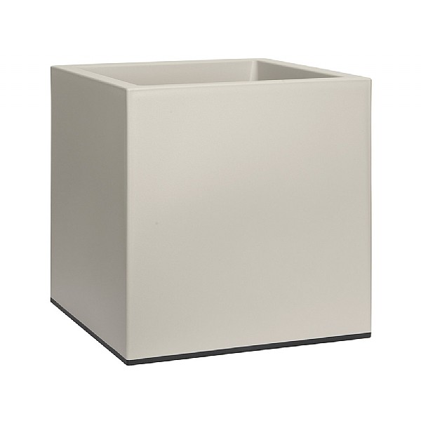 Elho Vivo Matt Finish Square Planter with Wheels 40cm (Various Colours)