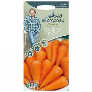 David Domoney Baby Chantenay Cascade F1 Carrot Seeds