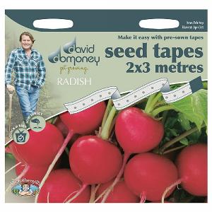 David Domoney Cherry Belle Radish Seed Tape