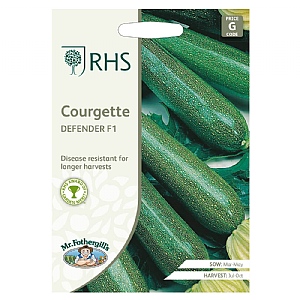 RHS Courgette Defender F1 Seeds