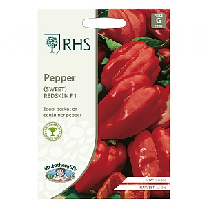 RHS Pepper Sweet Redskin F1 Seeds