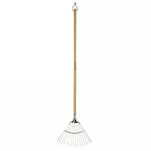 Kent & Stowe Stainless Steel Long Handled Lawn & Leaf Rake