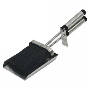 Brushed Steel 2 Piece Fireside Tidy Set
