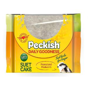 Peckish Daily Goodness Mealworm Suet Cake 300g