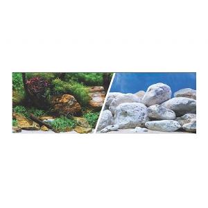 Marina 46cm (18") Aquatic Garden & Bright Stone Aquarium Background