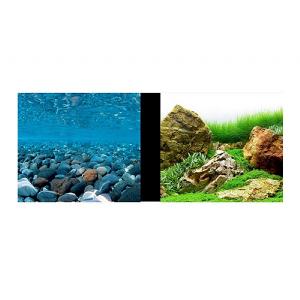 Marina 61cm (24") Stone River & Japanese Garden Aquarium Background