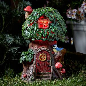 Smart Solar Elfin Oak LED Solar Garden Ornament - The Elvedon Collection