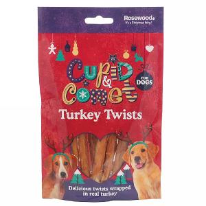 Rosewood Turkey Twists For Dogs 8 Pieces 85g