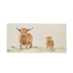 Kate of Kensington Highland Cow Marble Sharing Platter