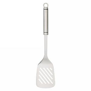 KitchenCraft Professional Stainless Steel Oval Handled Slotted Turner