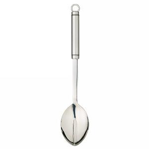 KitchenCraft Professional Stainless Steel Oval Handled Cooking Spoon