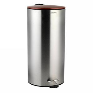 Progress BW05303R 30 Litre Soft Close Stainless Steel Pedal Bin - Red