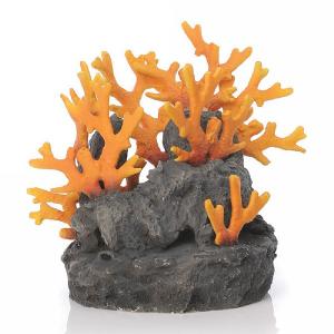 biOrb Lava Rock with Fire Coral Ornament