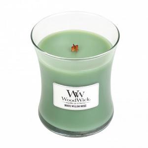 Woodwick White Willow Moss Medium Candle