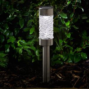 Smart Solar Montana Stainless Steel Solar Stake Light 4 Pack