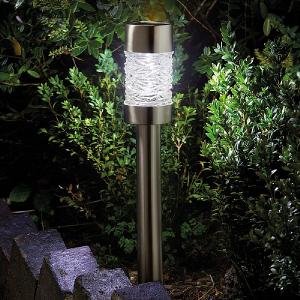 Smart Solar Radiance Stainless Steel Solar Stake Light