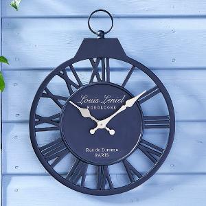 Outside In Vintage Wall Clock 12"