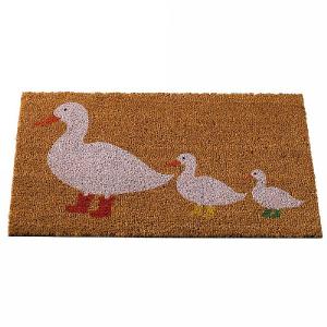 Outside In Ducks In Boots Decoir Mat 75x45cm