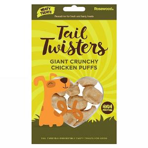 Rosewood Tail Twisters Giant Crunchy Chicken Puffs 20g