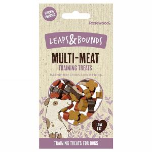 Rosewood Leaps & Bounds Multi-Meat Training Treats 120g