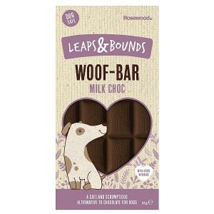 Rosewood Leaps & Bounds Woof-Bar Milk Chocolate 100g