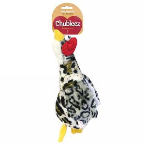Rosewood Chubleez Quackers Grey Dog Toy