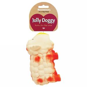 Rosewood Jolly Doggy Grunters Latex Sheep Dog Toy