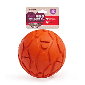 Rosewood Cyber Rubber Tough Squeak Ball