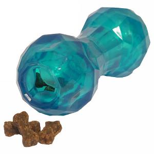 Rosewood Biosafe Puppy Treat Dumbell Blue Toy