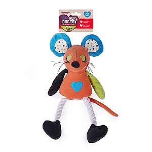 Rosewood Mister Twister Millie Mouse Rope Dog Toy