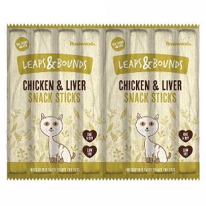 Rosewood Leaps & Bounds Chicken & Liver Snack Sticks 8 Pack 40g