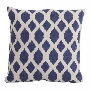 Bramblecrest Blue Trellis Square Scatter Cushion