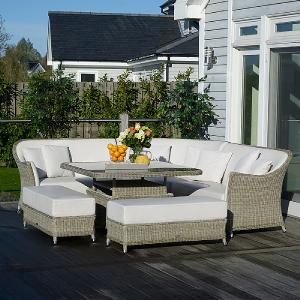 Bramblecrest Monte Carlo Square Casual Dining Set