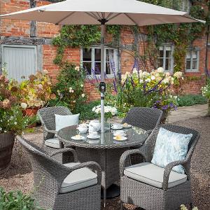 Hartman Kingsbury 4 Seater Round Set