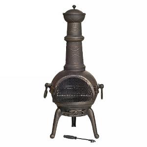 La Hacienda Sierra Large Cast Iron Chimenea